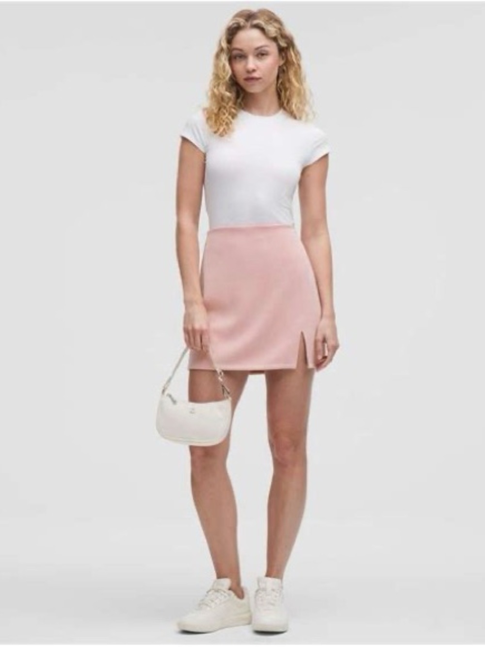lululemon athletica Pink Haze Softstreme High Rise Mini Skirt size Small